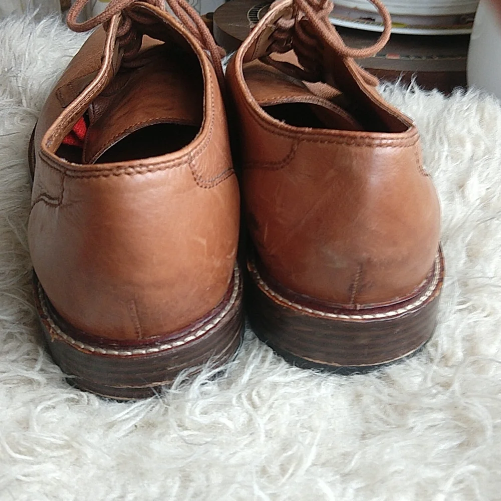 Public Opinion Men's Oxford Brown Dress Shoes Size 11